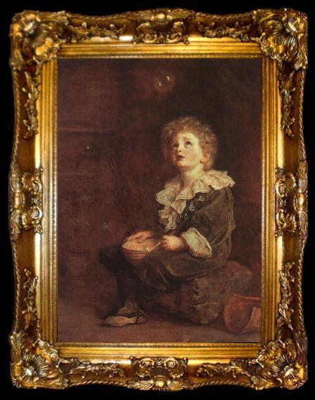 framed  Sir John Everett Millais Bubbles, ta009-2
